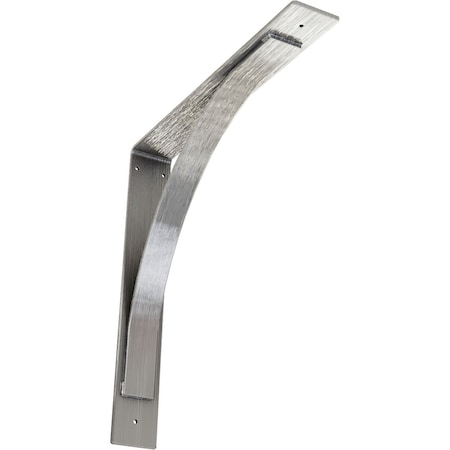 Ekena Millwork Morris Steel Bracket, Unfinished 3"W x 20"D x 20"H BKTM03X20X20MOCRS